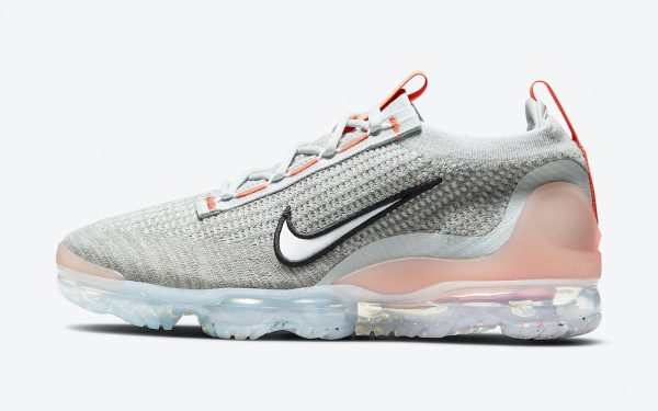 Nike Air VaporMax 2021 Flyknit 'Grey Fog Bright Mango'