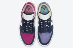 Wmns Air Jordan 1 Low SE 'Mismatched - Purple Magenta' - Image 4