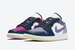 Wmns Air Jordan 1 Low SE 'Mismatched - Purple Magenta' - Image 3