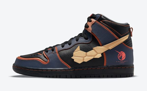 Gundam x Nike Dunk High SB 'Project Unicorn - Banshee Norn'
