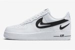Nike Air Force 1 '07 'Cut Out Swoosh - White Black'