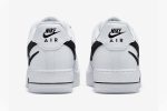 Nike Air Force 1 '07 'Cut Out Swoosh - White Black' - Image 5