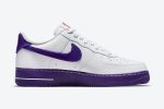 Nike Air Force 1 '07 LV8 EMB 'White Court Purple' - Image 2