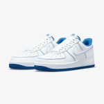 Nike Air Force 1 '07 'Contrast Stitch - White Game Royal' - Image 2