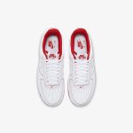 Nike Air Force 1 '07 'Contrast Stitch - White University Red' - Image 3