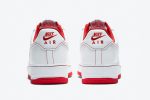 Nike Air Force 1 '07 'Contrast Stitch - White University Red' - Image 4
