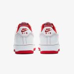 Nike Air Force 1 '07 'Contrast Stitch - White University Red' - Image 4