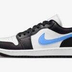 Wmns Air Jordan 1 Low 'Black University Blue'