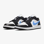 Wmns Air Jordan 1 Low 'Black University Blue' - Image 3