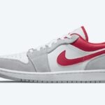 Air Jordan 1 Low SE 'Light Smoke Grey Gym Red'