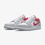 Air Jordan 1 Low SE 'Light Smoke Grey Gym Red' - Image 3