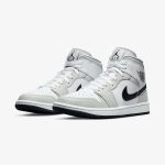 Wmns Air Jordan 1 Mid 'Grey Fog' - Image 3