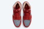 Air Jordan 1 Mid 'Denim Red' - Image 4