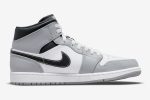 Air Jordan 1 Mid 'Light Smoke Grey' - Image 2