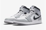 Air Jordan 1 Mid 'Light Smoke Grey' - Image 3