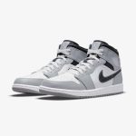 Air Jordan 1 Mid 'Light Smoke Grey' - Image 3