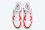 Wmns Air Jordan 1 Mid 'Habanero Red' - Image 4