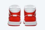 Wmns Air Jordan 1 Mid 'Habanero Red' - Image 5