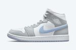 Wmns Air Jordan 1 Mid 'Wolf Grey Aluminum'