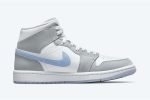 Wmns Air Jordan 1 Mid 'Wolf Grey Aluminum' - Image 2