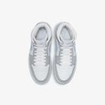 Wmns Air Jordan 1 Mid 'Wolf Grey Aluminum' - Image 4