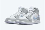 Wmns Air Jordan 1 Mid 'Wolf Grey Aluminum' - Image 3