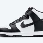 Wmns Nike Dunk High 'Black White'