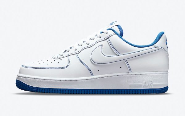 Nike Air Force 1 '07 'Contrast Stitch - White Game Royal'