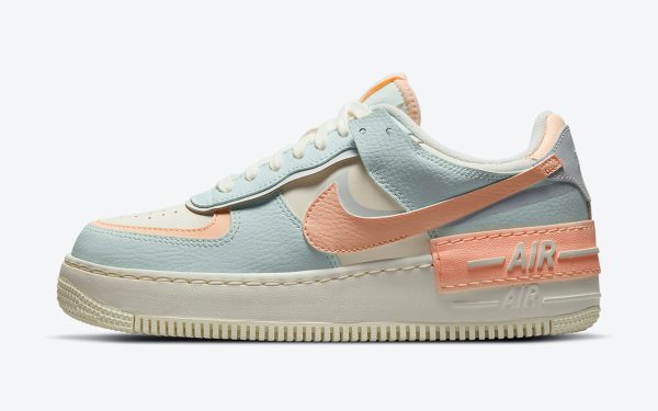 Wmns Nike Air Force 1 Shadow 'Barely Green Crimson Tint'