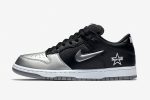 Supreme x Nike Dunk SB Low QS 'Metallic Silver'