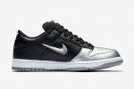 Supreme x Nike Dunk SB Low QS 'Metallic Silver' - Image 2