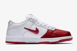 Supreme x Nike Dunk SB Low 'Varsity Red' - Image 2