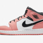 Air Jordan 1 Mid GS 'Pink Quartz'
