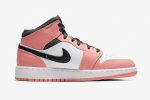 Air Jordan 1 Mid GS 'Pink Quartz' - Image 2