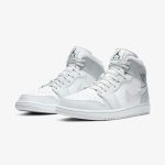 Air Jordan 1 Mid 'Swoosh Logo - Grey Camo' - Image 2