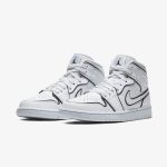 Wmns Air Jordan 1 Mid SE 'Iridescent Trim' - Image 4