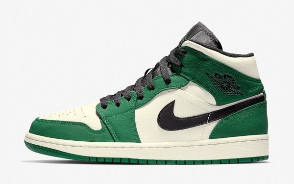 Air Jordan 1 Mid 'Pine Green'