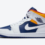 Air Jordan 1 Mid 'White Deep Royal Blue'