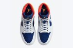 Air Jordan 1 Mid 'White Deep Royal Blue' - Image 4