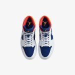 Air Jordan 1 Mid 'White Deep Royal Blue' - Image 4