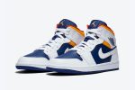 Air Jordan 1 Mid 'White Deep Royal Blue' - Image 3