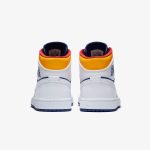 Air Jordan 1 Mid 'White Deep Royal Blue' - Image 5