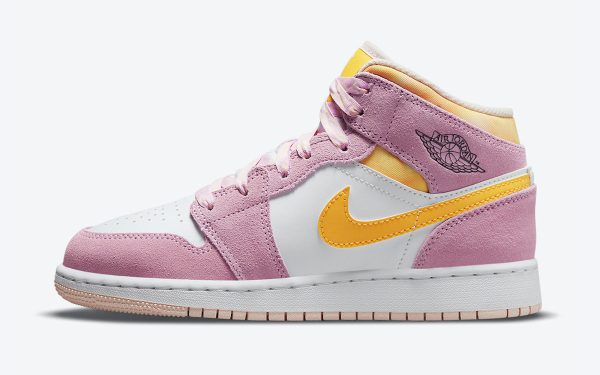Air Jordan 1 Mid SE GS 'Arctic Pink'