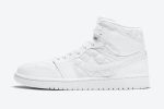 Wmns Air Jordan 1 Mid SE 'White Quilted'