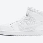 Wmns Air Jordan 1 Mid SE 'White Quilted'