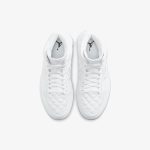 Wmns Air Jordan 1 Mid SE 'White Quilted' - Image 4