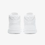 Wmns Air Jordan 1 Mid SE 'White Quilted' - Image 5