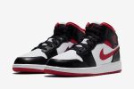 Air Jordan 1 Mid 'Black Gym Red' - Image 3