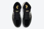 Air Jordan 1 Retro High OG 'Black Metallic Gold' - Image 4