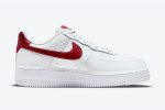 Wmns Nike Air Force 1 Essential Low 'White Gym Red' - Image 2